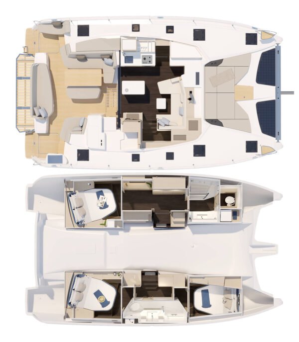 Fountaine Pajot 41 Standard Cabin For Two - Image 2
